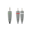 BANDRIDGE BAL3402, 3.5mm M - 2x RCA M, кабель 2м