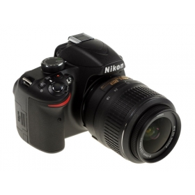 Зеркальный фотоаппарат NIKON D3200 Kit 18-55 VR II Black